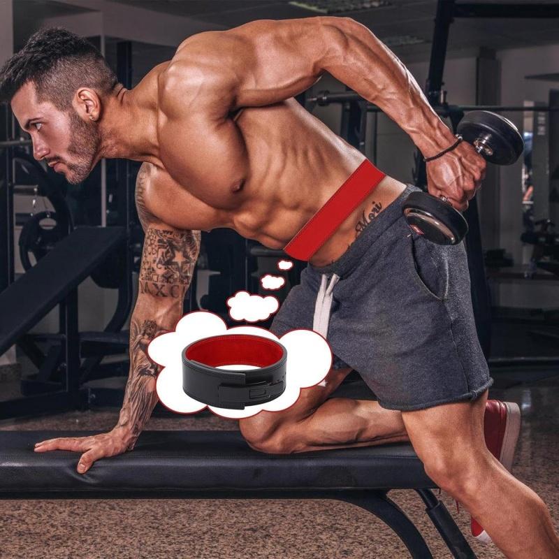 Pas do podnoszenia ciężarów do przysiadów, sztangi, powerliftingu, regulowany skórzany wspornik lędźwiowy, kulturystyka, ćwiczenia, fitness, pas ochronny
