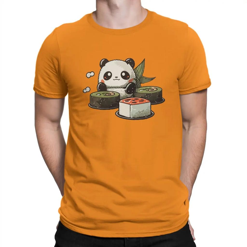 Sushi Panda Special TShirt Kawaii Anime Panda Casual T Shirt Summer T-shirt For Adult