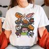 Sushi Tshirt Women Summer T-shirts Female Manga 2000s Clothing Graphic T Shirts Aesthetic Clothes Fashion Harajuku Personality