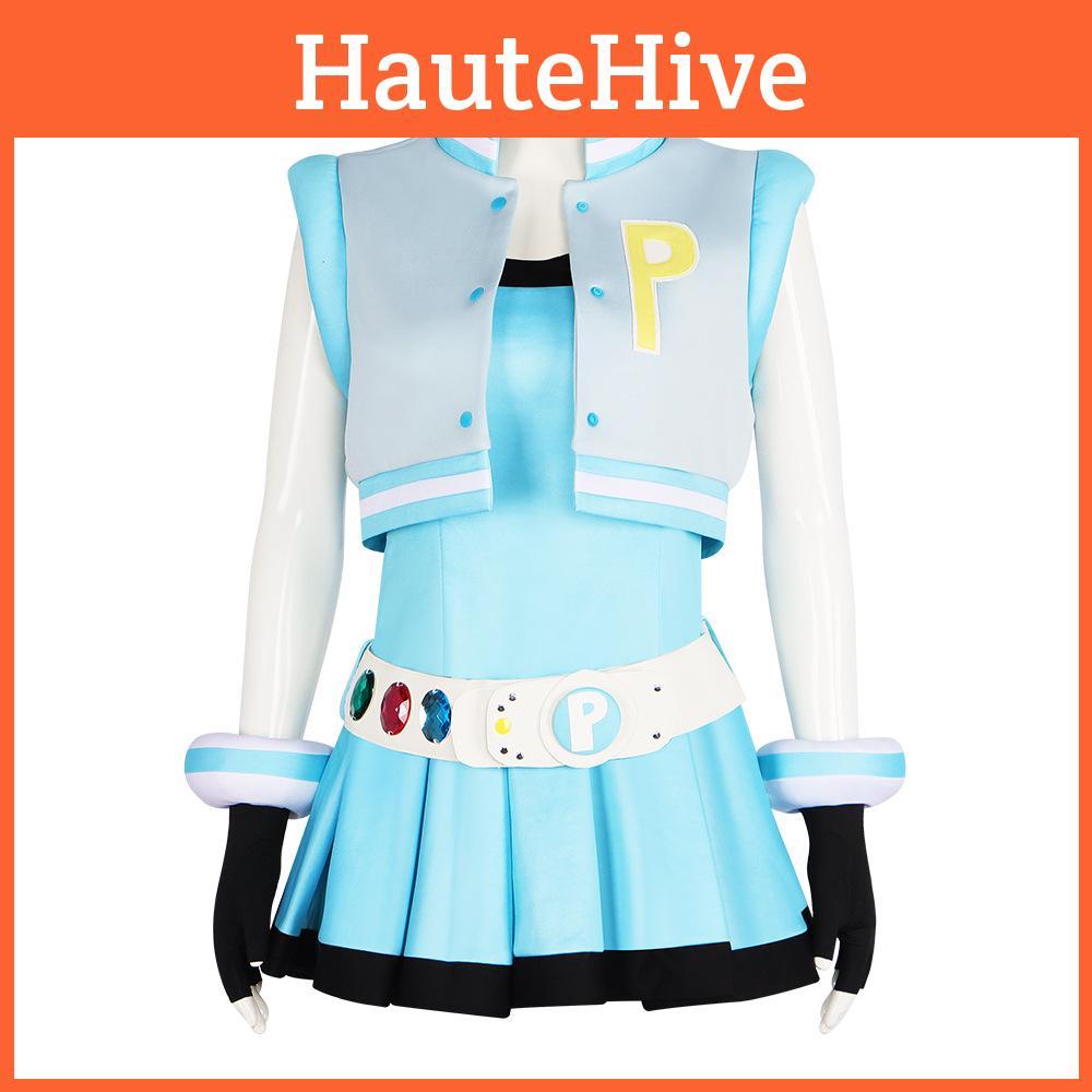 Colorful Polyester Powerpuff Girls Cosplay Costume Perfect For Halloween Or Stage Performances