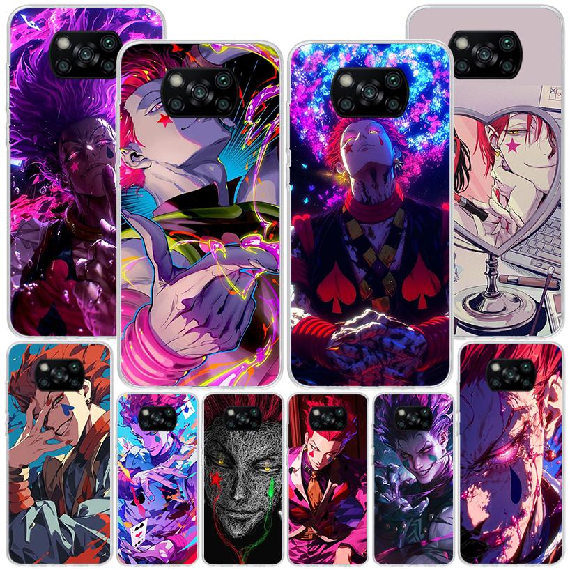 Huner X-Hunters Hisoka Phnoe Case for Xiaomi Poco X5 X6 X7 Pro X4 Gt F7 Ultra M8 M7 Redmi 15C 15 13C 13 12C 12 Unique Cover Coqu