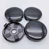 4pcs 60MM Black/Silver Emblem No Logo Car Wheel Center Caps Car Styling Accessories for VW BMW Dacia Rim Hub Hubcaps Cover BadgeKD0