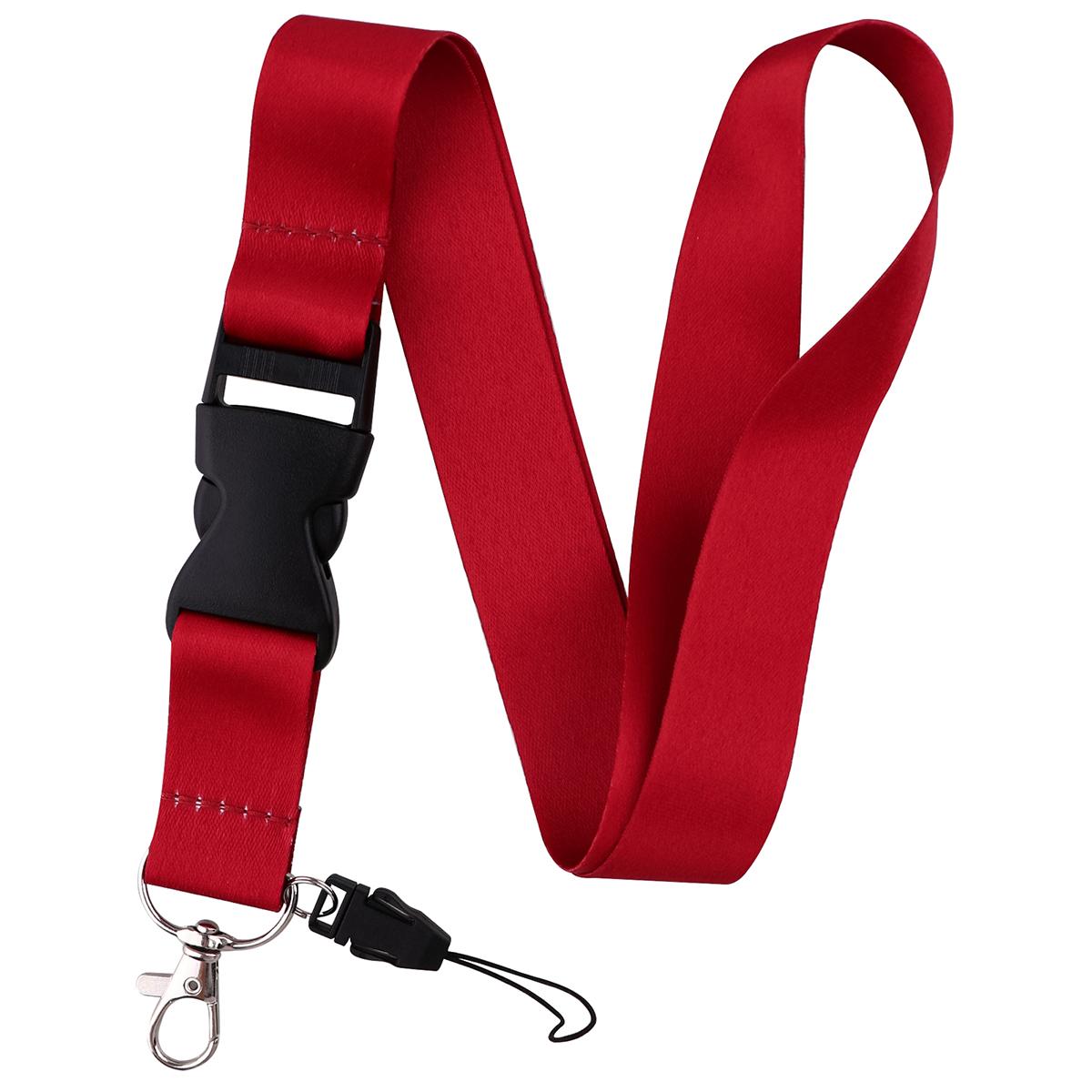 

Чистый цветной держатель удостоверения личности, ремешок для ключей, шейный ремешок, держатель для удостоверения личности, брелок для ключей, брелоки, аксессуары, рождественские подарки