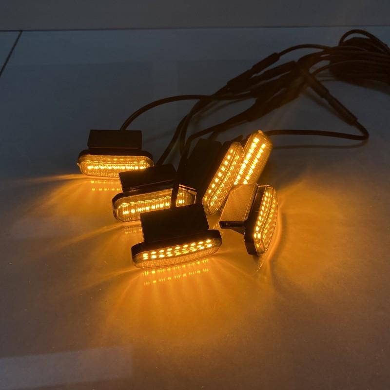 

18LED Front Grille Light For Haval H5 Car Daytime Running Light Wheel Eyebrow Lamp 12V
