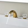 Gold Bathroom Faucet Modern Basin Faucet Brass Widespread Faucet Tap Luxury Basin Mixer Hot And Cold Shower Room Sink Faucet