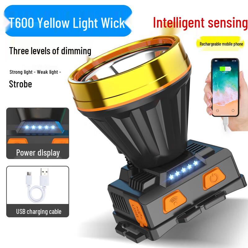 

Rechargeable Motion Sensor LED Headlamp