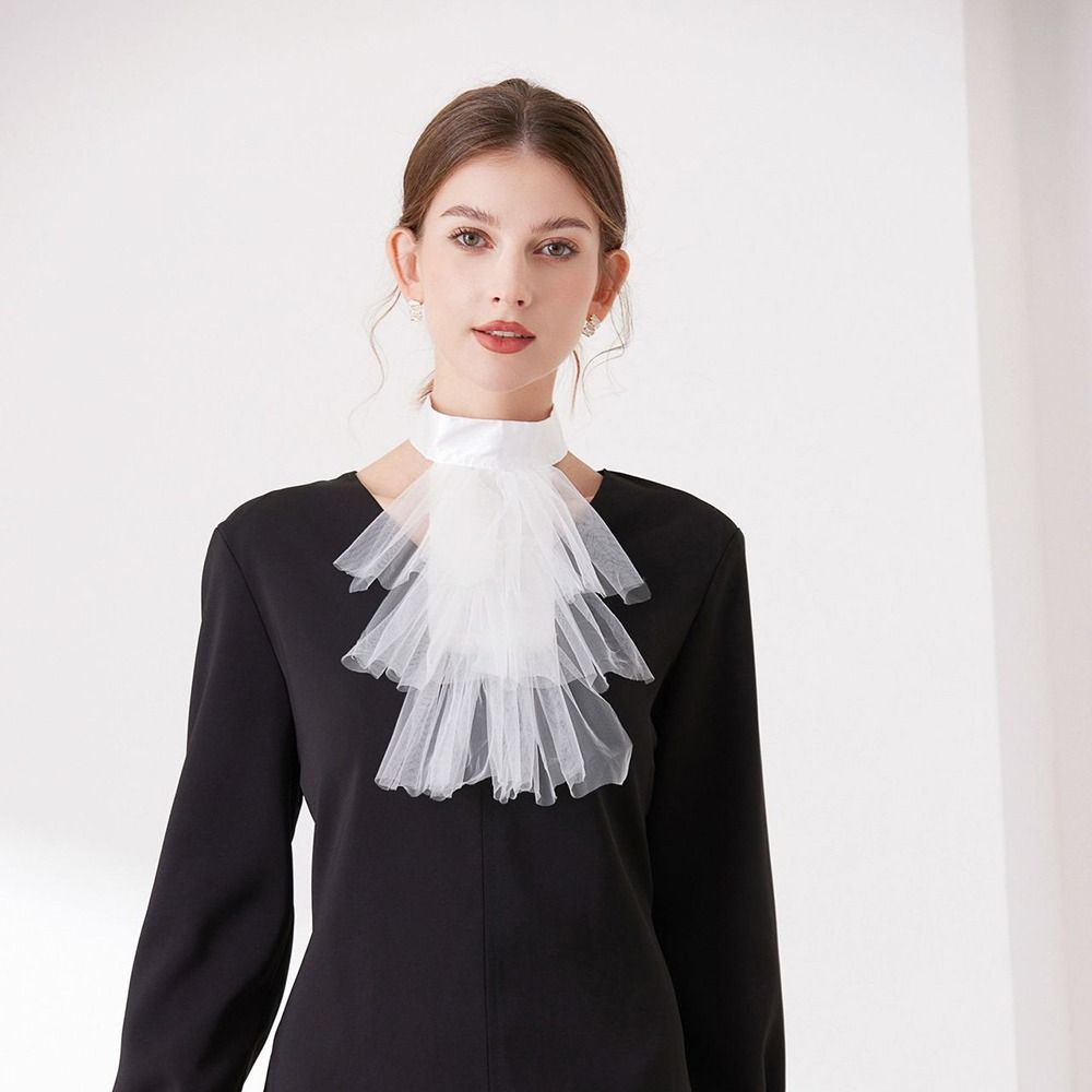 Vintage Renaissance Collar Elegant Ruffled Collar Elegant Elizabethan Neck Ruff  Cosplay