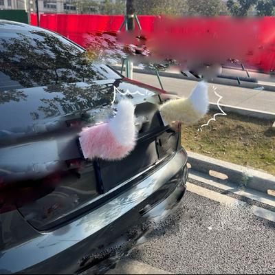 Neuer Fernbedienungs-Sprachsteuerungs-Auto-Schwanz-Plüschanhänger, Wiederaufladbare Schaukeldekoration, Elektrisches Wackel-Schwanz-Ornament für Auto & Elektrofahrzeug