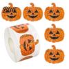 Halloween Sealing Stickers 500PCS Stickers Self-Adhesive Holographic Labels Decorative Festive Adhesive Holiday Party Favor Labels Decals