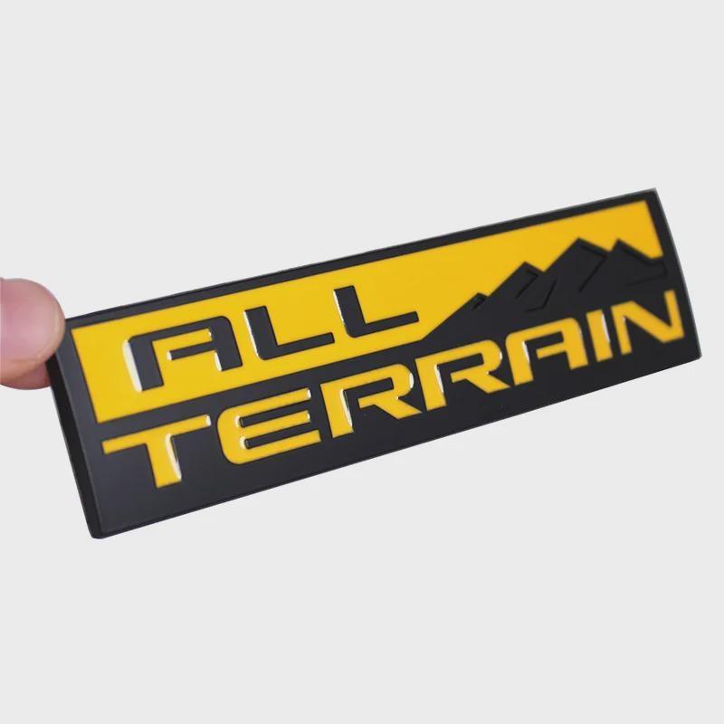 ALL TERRAIN Nálepka Emblém na Kufr Karoserie Auta pro S-ilverado C-ruze S-park O-rlando M-alibu Auto Odznak Vnější Příslušenství