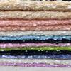 5+7+9mm Sequins Lace Fabric Fashion Design Handmade Embrordered Net Lace with Full Sequin Fabric for Party Evening Dress Cloth