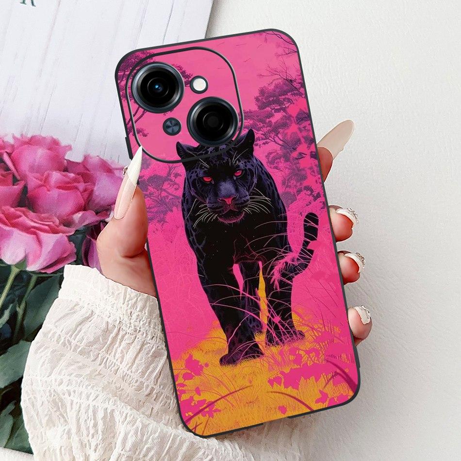 For Tecno Spark Go 1 Fashion Cool Pattern Phone Case For Tecno Spark Go 2025 Go1 Black Silicone Soft Cases
