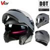 3C certified DOT motorcycle helmet summer double lens peeling helmet locomotive riding recommended for men and women breathable
