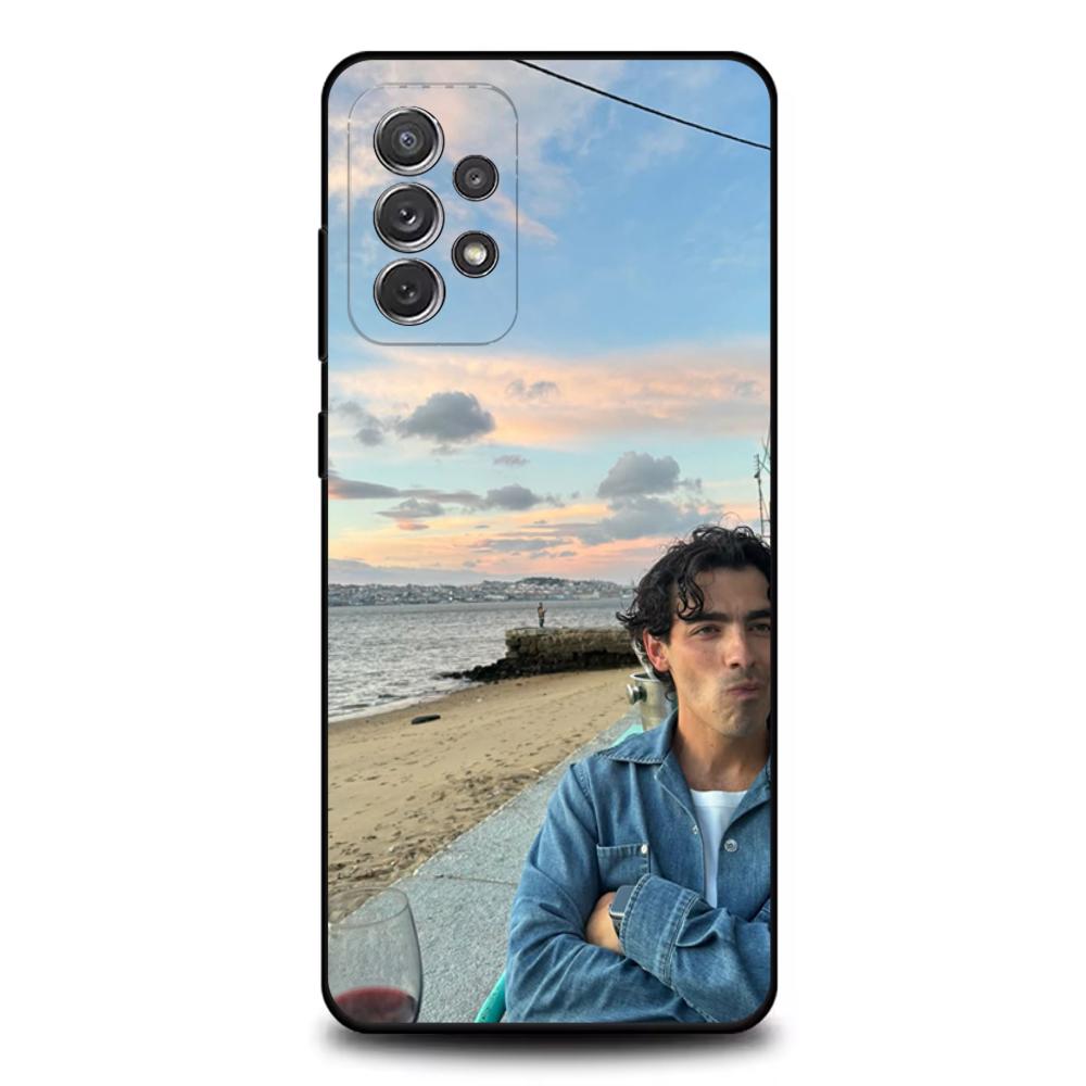 1PC Singer Joe J-Jonas Phone Case For Samsung S25,S24,S21,S22,S23,S30,Ultra,S20,Plus,Fe,Lite,Note,10,9,5G Black Cover