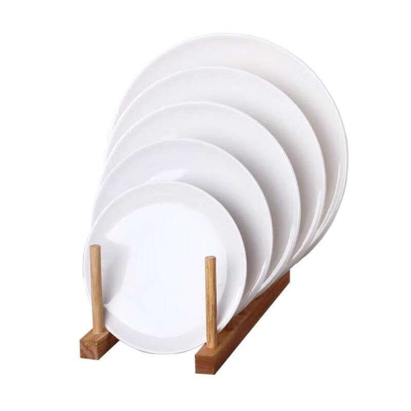 Huibang Melamine 10-Inch Round Buffet Dinner Plates