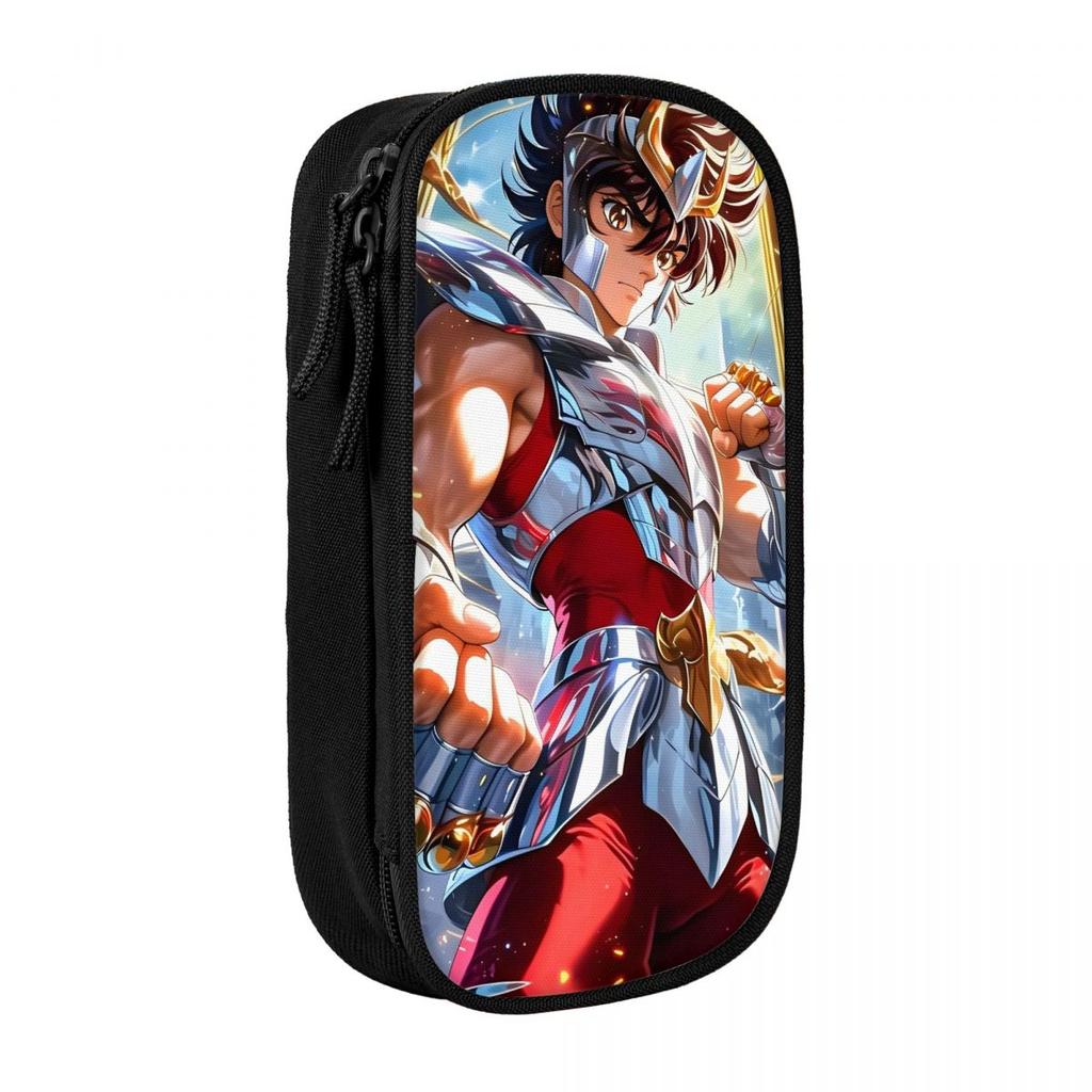 Classic Anime Saints Seiyas Pencil Cases Pencilcases Pen Holder for Student Big Capacity Bags Office Gift Stationery