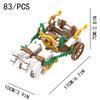 Set di Giocattoli da Assemblaggio con Mattoncini MOC Serie Carrozza Medievale Modello Città della Carrozza Giocattolo da Costruzione Fai-da-te Regalo per Festival