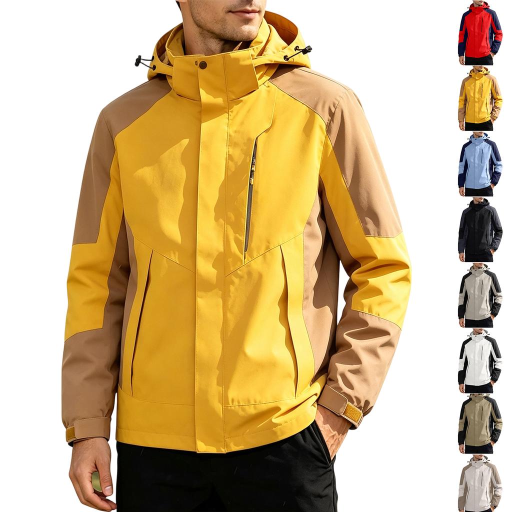 Men's Lightweight Breathable Outdoor Jacket Windproof for Spring and Fall Hiking