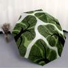 1pc Leaf Vein Automatic Open/Close Umbrella with Windproof, Functional Design, 8-Rib Sturdy Canopy