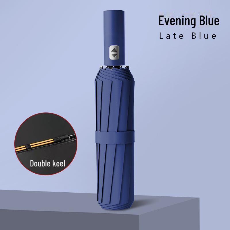 24-Bone Extra Large Fully Automatic Folding Umbrella for Sun and Rain Protection