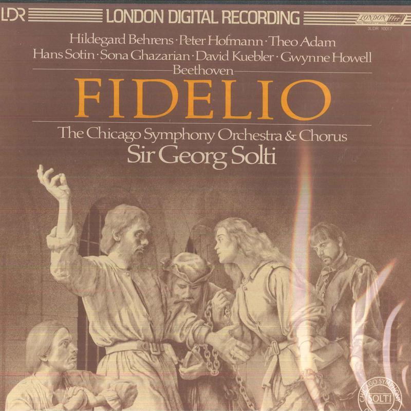 

LP Record SIR GEORG SOLTI, CHICAGO SYMPHONY O - Beethoven Fidelio 3LDR10017 LONDON 1980 US Classical Used