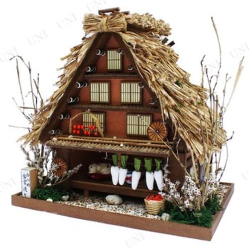 Billy Handmade Dollhouse Kit, Highway Series, Shirakawa-kaido, Shirakawa-go Gassho-style Houses, 8611