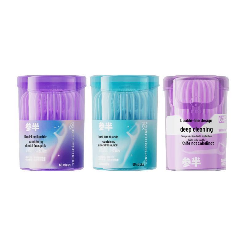 Shenban Double Line Fluoride Dental Floss Combo Pack