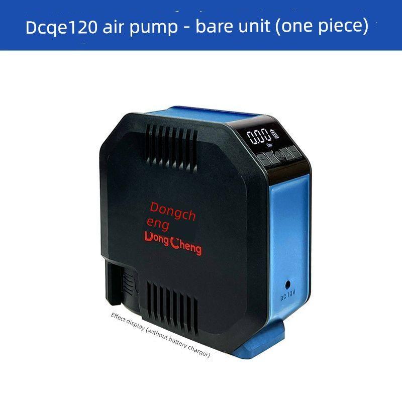 Dongcheng 12V Lithium Battery Car Air Pump Dcqe120E Portable Car Tire Inflator Electric Air Pump Dcqe120 Air Pump - Bare Unit