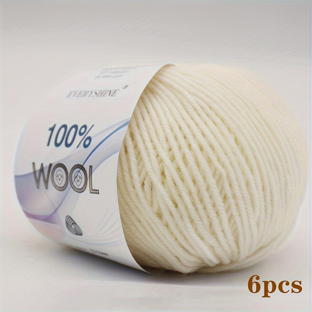 

6 шт. 300 г Мериносовая шерсть Толстая пряжа Очень толстая пряжа для вязания крючком Многоцветные шерстяные клубки для перчаток Зимние аксессуары | Пряжа класса люкс в стиле рафии