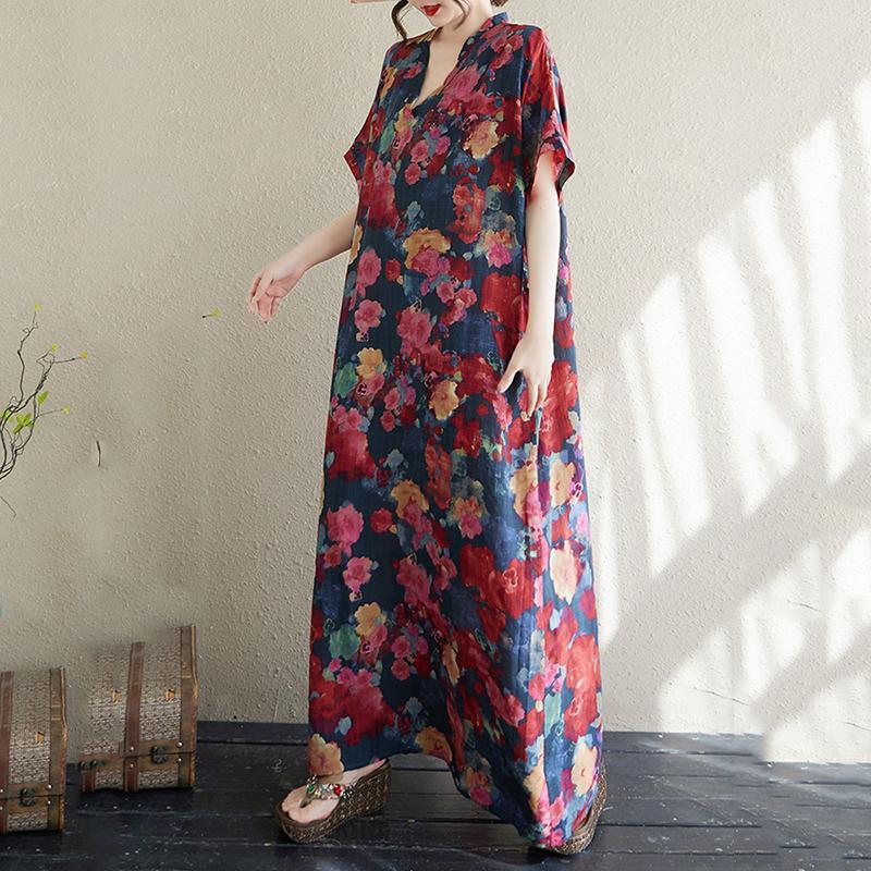 XITAO Print Casual Half Sleeve Dress ZMY1111