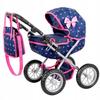 Poussette Landau Pour Poupée Pliable Avec Sac Et Poignée Réglable – Kinderplay (KP0262T)