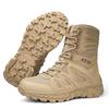 Men's High-Top Outdoor Boots Autumn Winter New Style Climbing Mountain Off-Road Tactical Boots Large Size Comfortable Shoes