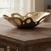 Sculptural Fruit Bowl Toned with Cutouts Openwork for Tabletop, Entryway, Dining Table