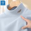 JEANSWEST LIFE Men's Fleece-Lined Half-Turtleneck Thermal Base Layer