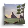Cushion Cover Pillow  Autumn Scenery Home Decor Sofa Decorative