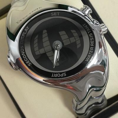 Y2K Twisted Case Quartz Watches Men's Creative Design Color Digital Dial Unique Shapes Watch Man Luminous Steel Watch Male Clock