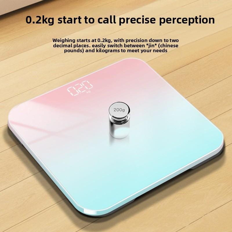 Electronic Weighing Scale With Steel Glass Surface For Adults And Fitness