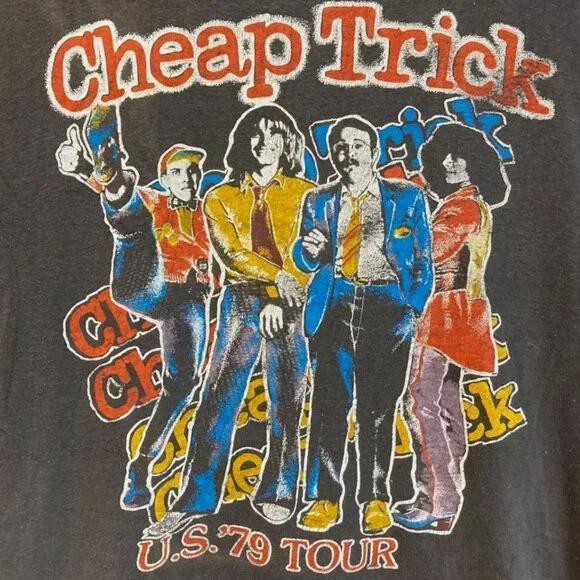 Vtg 1979 CHEAP TRICK Tour Shirt Budokan Era OG Rare All sizes PA7527 XXXL