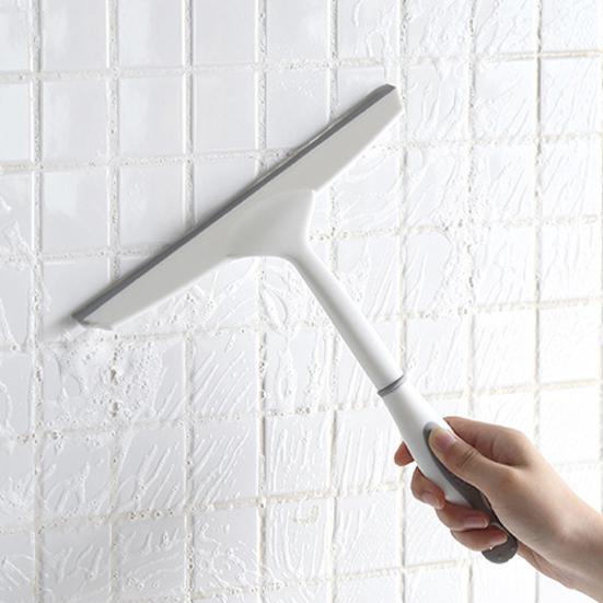 Glass Wiper with Hanging Hole Convenient Storage Ergonomic Handle Comfortable Grip Window Squeegee T-Shaped All Purpose Glass Door Shower Squeegee