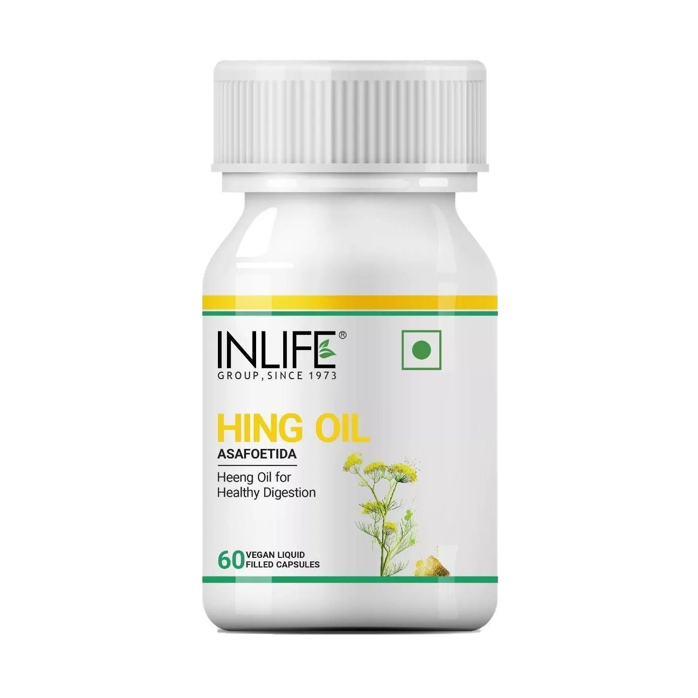 

Олія Асафетиди (60 кап), Hing Oil (Asafoetida), INLIFE