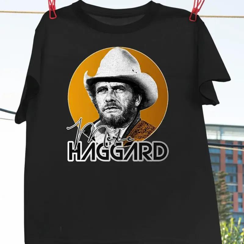 Singer Merle Haggard T Shirt Black All Size S M L 2345xl Cotton Unisex