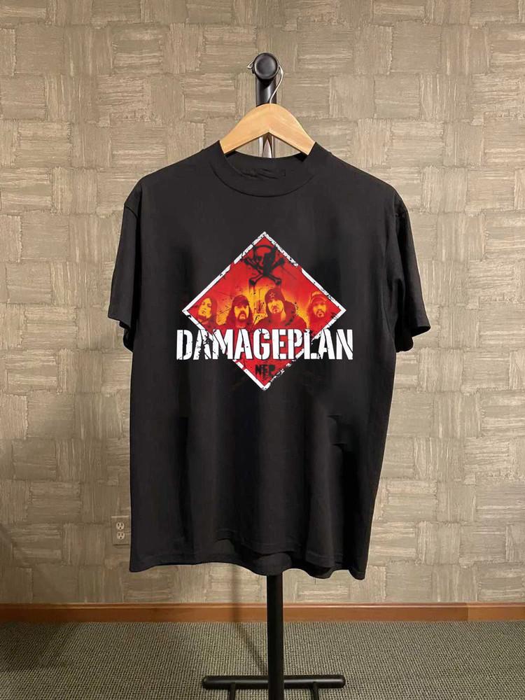 

HOT Damageplan Band Black Cotton Unisex S-5XL Gift Fans Shirt HRN573 Unisex T-Shirt XL