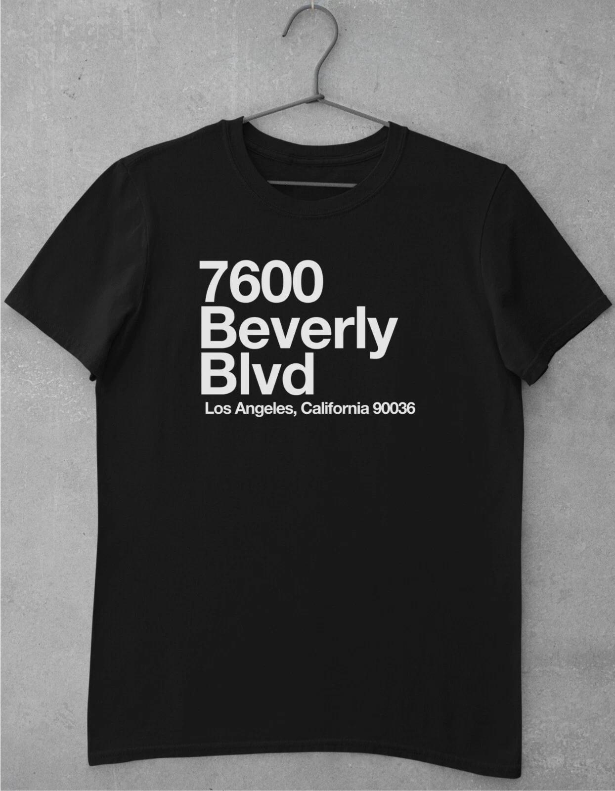 

7600 Beverly Blvd, Los Angeles 90036 Tshirt, Pan Pacific Park Court, Basketball L