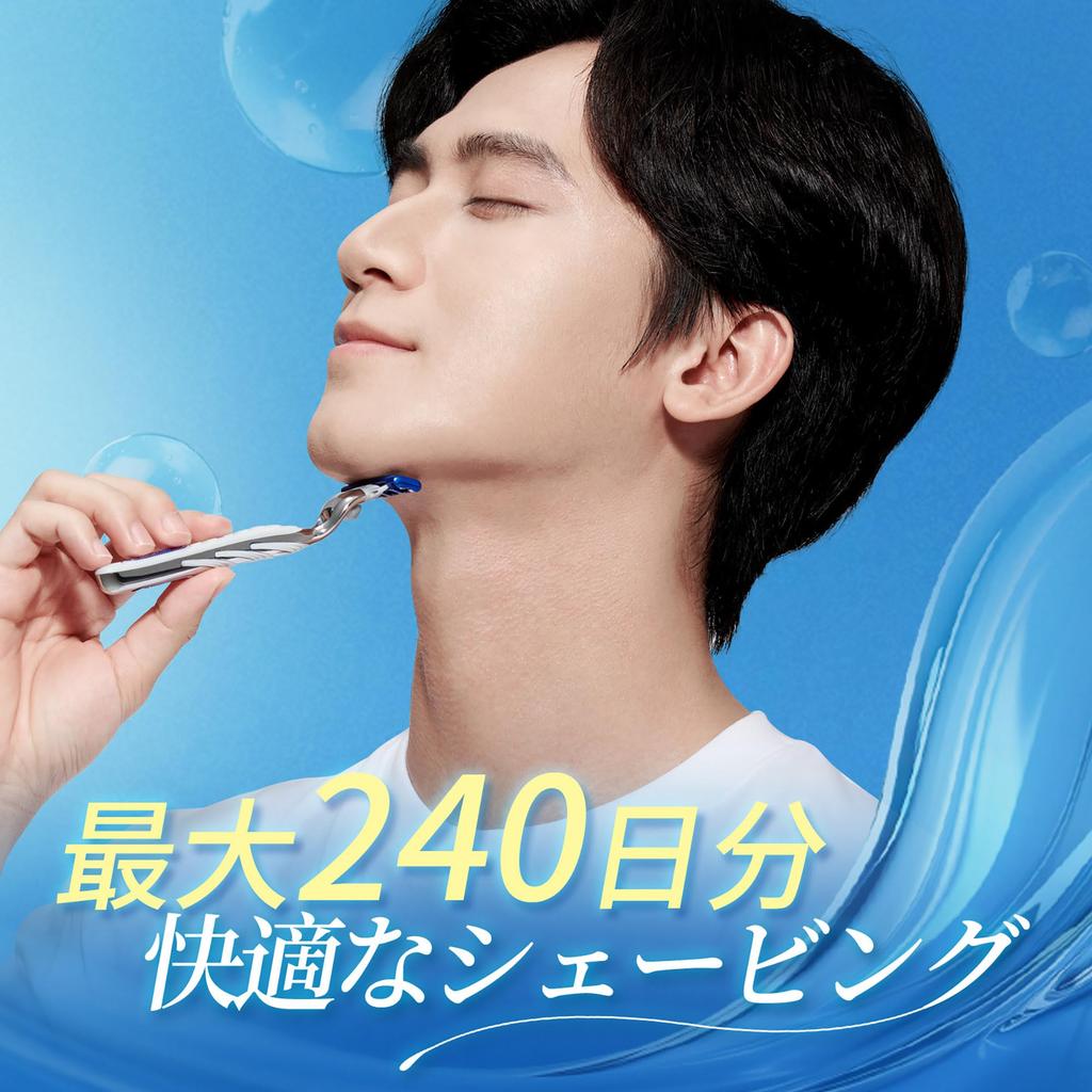 Gillette 16 Replacement Gentle on the SkinTech Razor, Blades, Men's Razor, Skin,