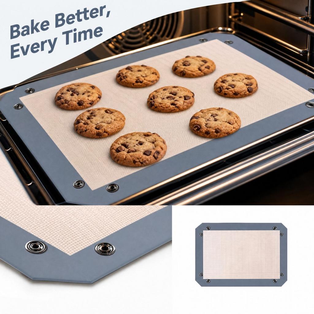 Silicone Oven Liner with Buttons, 30 21, Oven for Baking and Cooking