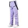 New Style Ski Pants Men and Women Suspender Ski Pants Winter Windproof Waterproof Warm Thickened Single-board Double-board Ski Pants