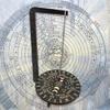 Porta Cristal Péndulo Tablero de Péndulo para Adivinaciones Portapéndulo para Cristal