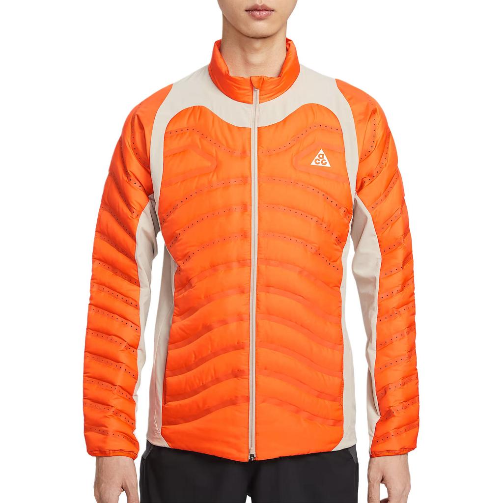 Nike ACG Lava Loft Therma-FIT Stretch Spliced Duck Down Warm Breathable Color Block Long Sleeve Down Jacket Men Outerwear IO9133-819