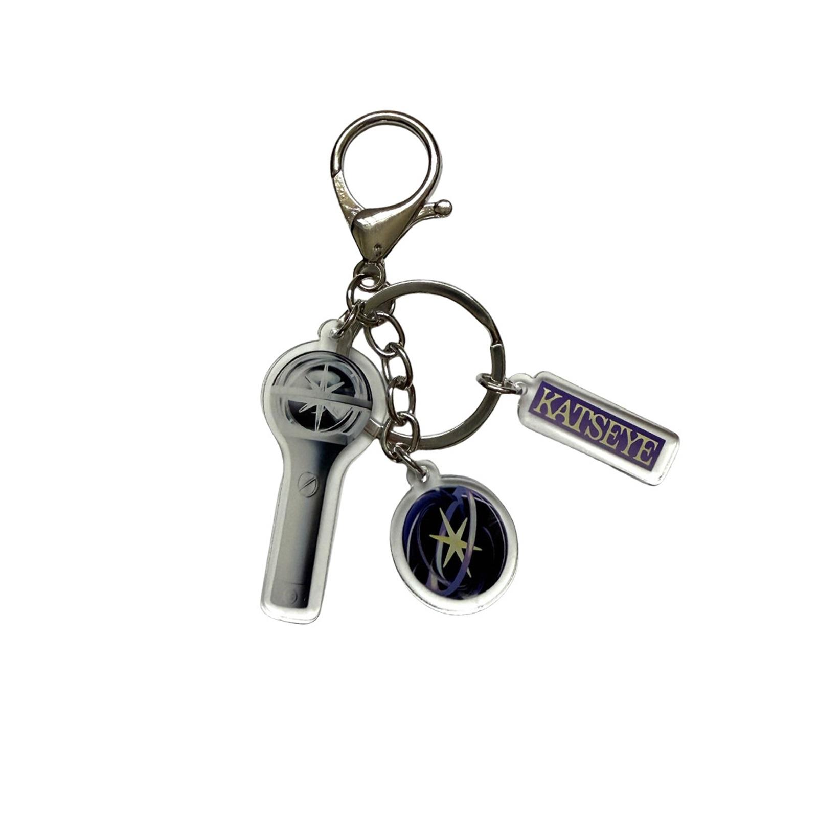 

Girl Group Merchandise Support Light Keychain Acrylic Pendant Key Ring Merchandise One Size