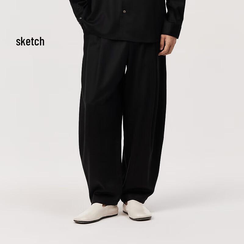 

CALLIOPE Men s Loose Fit Knit Tapered Casual Pants (2023 Winter) S